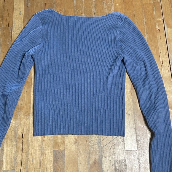 Aritzia Wilfred long sleeve square neck top - Picture 6 of 8